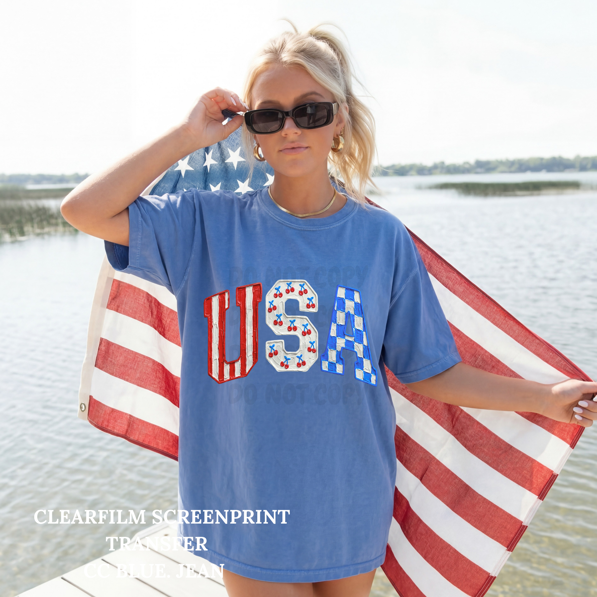 USA-Clear Film Screen Print
