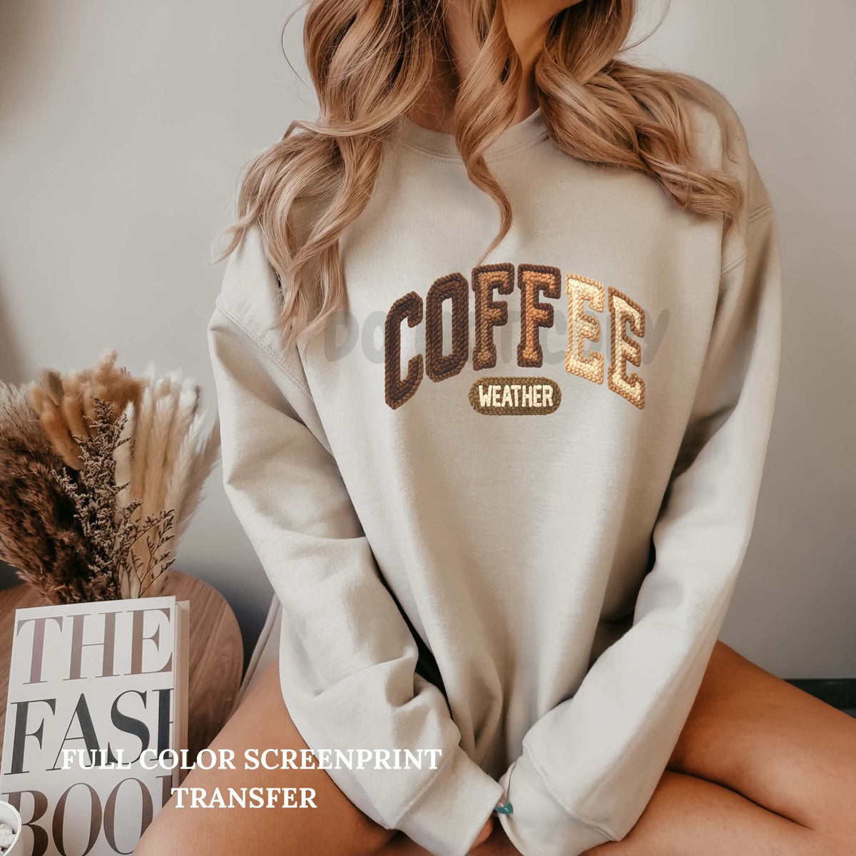 Coffee Weather -Clear Film Screen Print