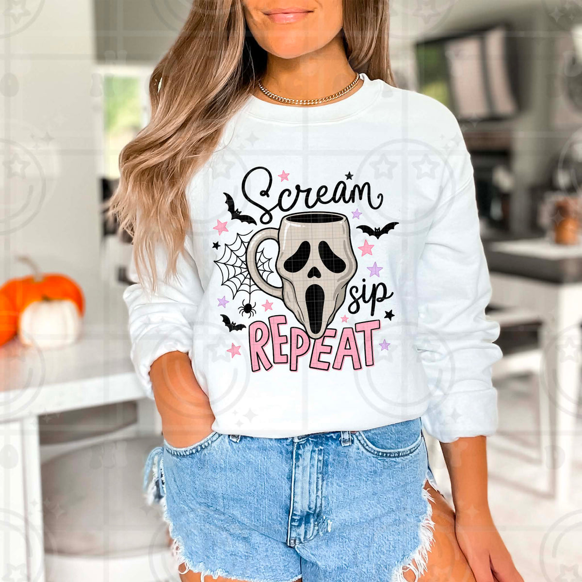 **PRE ORDER**Scream Sip Repeat DTF TRANSFER