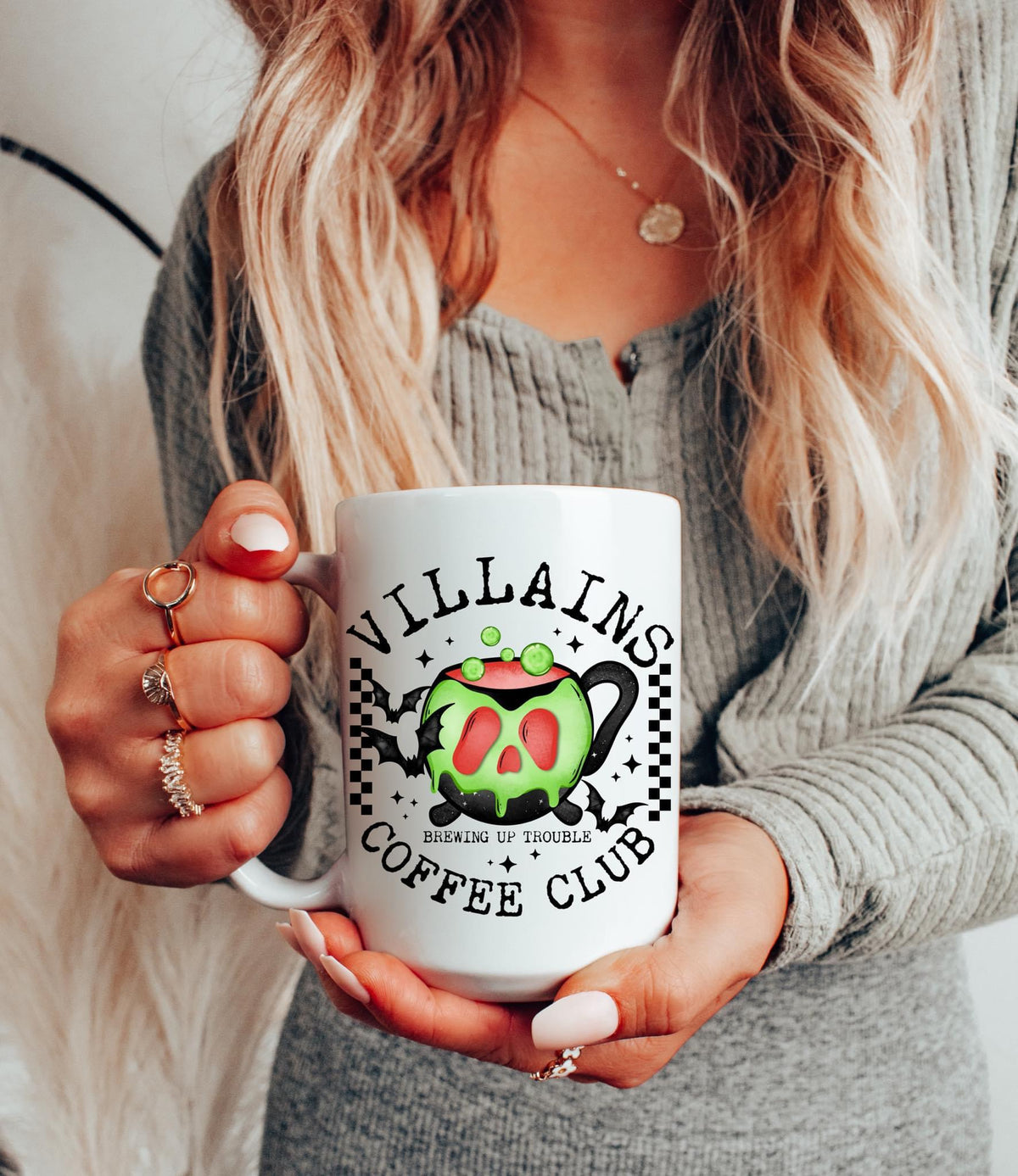 Villains coffee club UV decal
