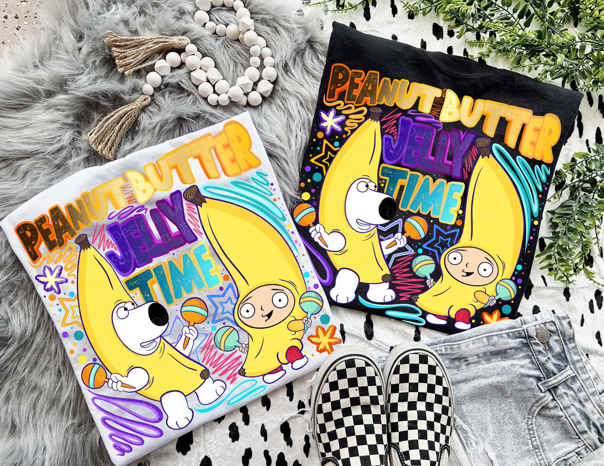 **PRE ORDER**Peanut Butter Jelly Time DTF -DTF TRANSFER