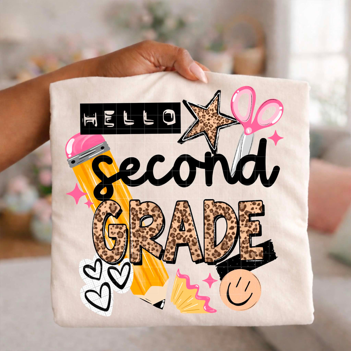 **PRE ORDER** Hello Second Grade DTF -DTF TRANSFER