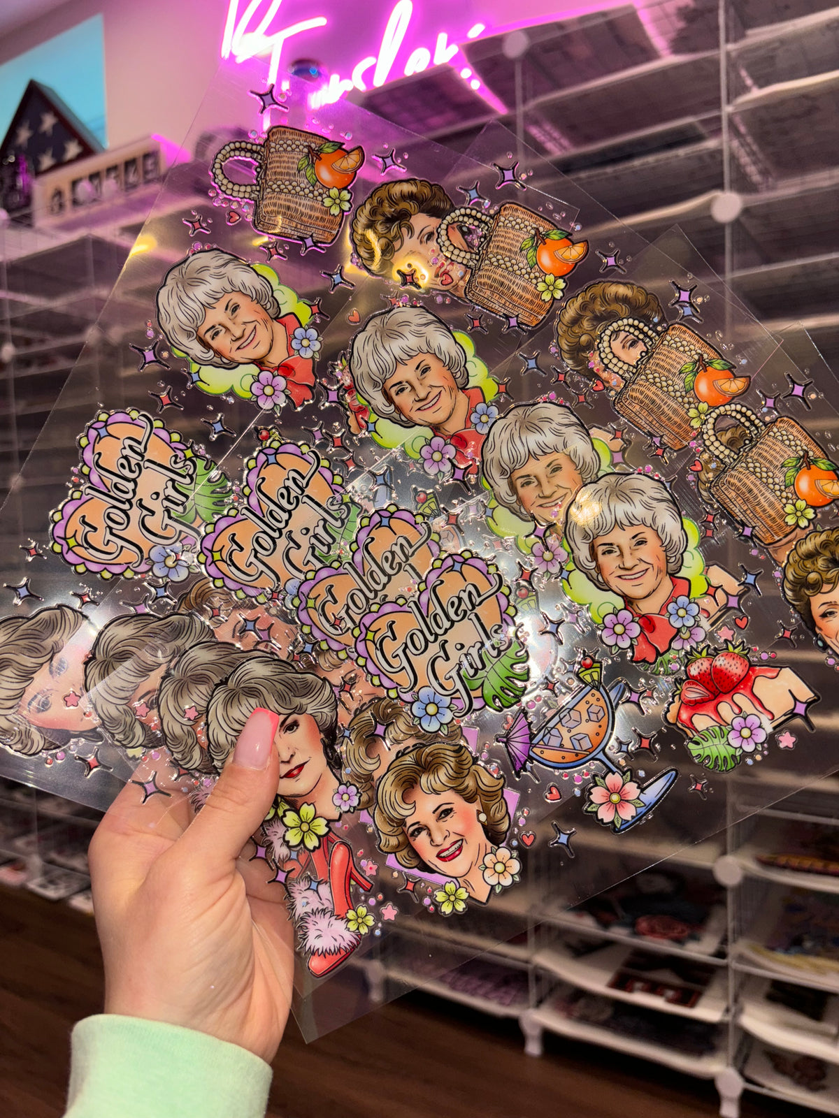 Golden girls UV cup wrap