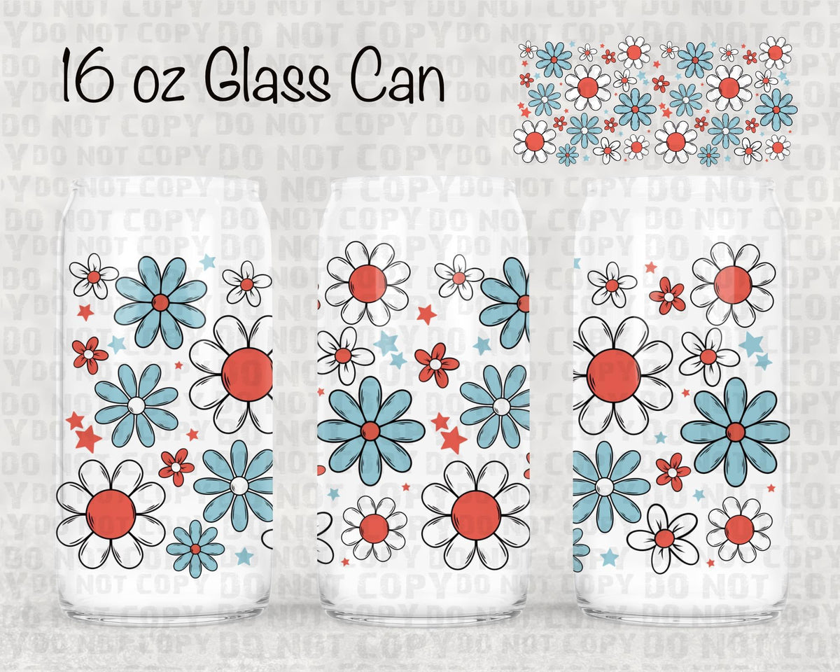 Floral July UV cup wrap