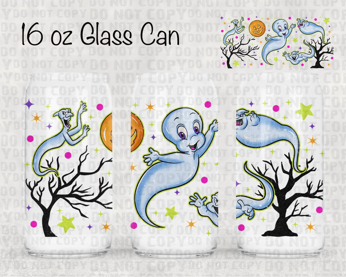 Friendly ghost UV cup wrap