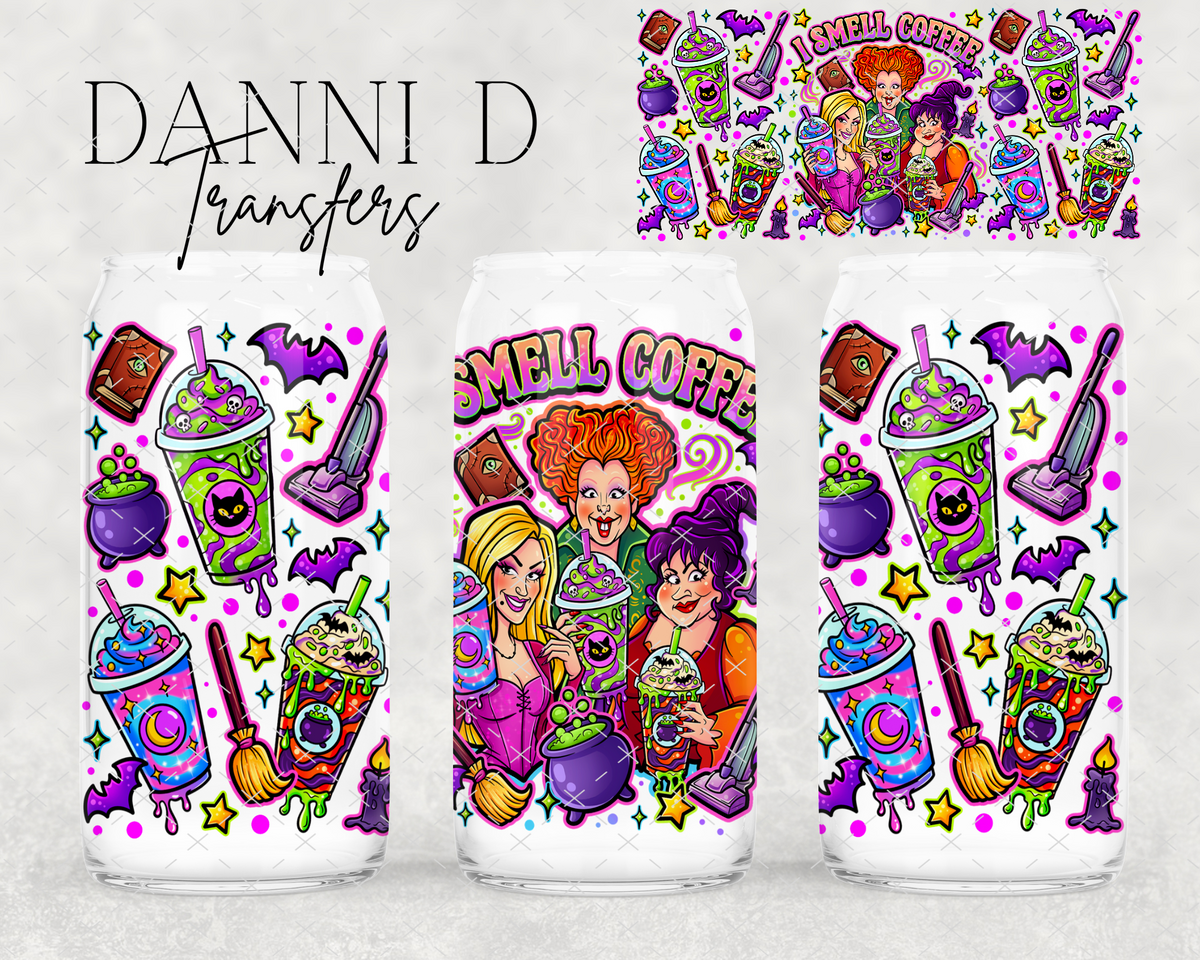 Hocus I Smell Coffee UV Cup Wrap