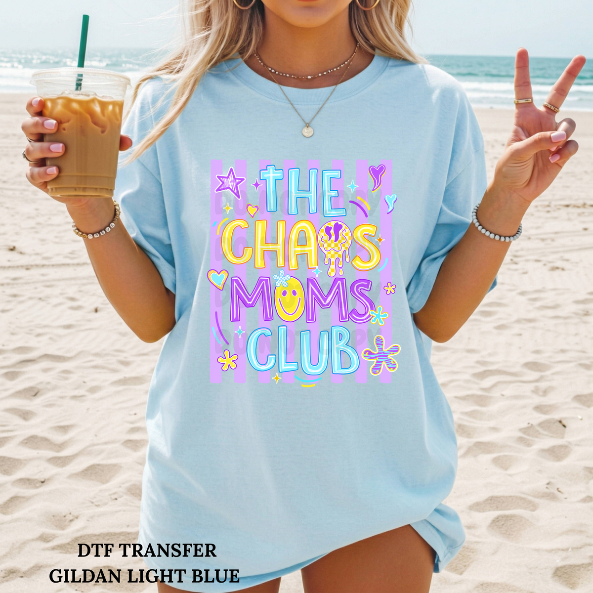 Chaos Mom Club-DTF TRANSFER