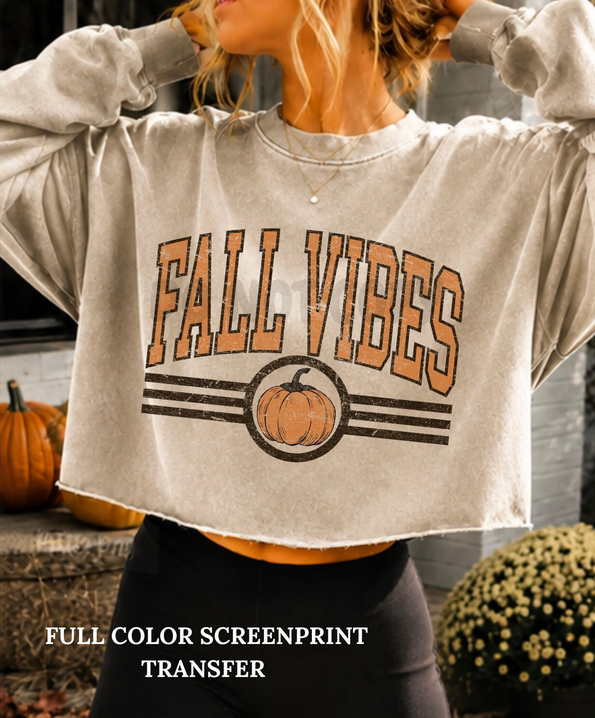 Fall Vibes-Clear Film Screen Print