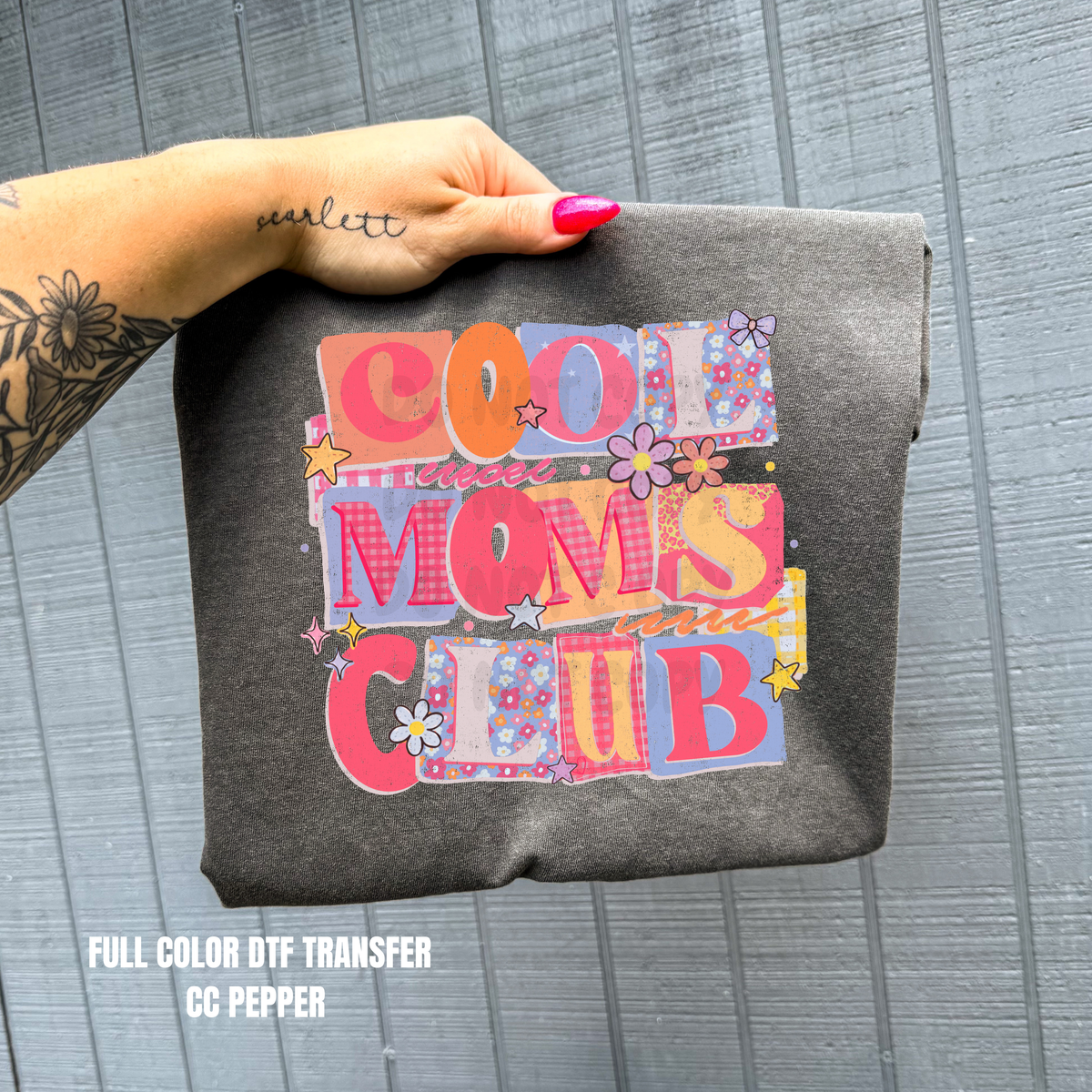 Cool Moms Club -DTF TRANSFER