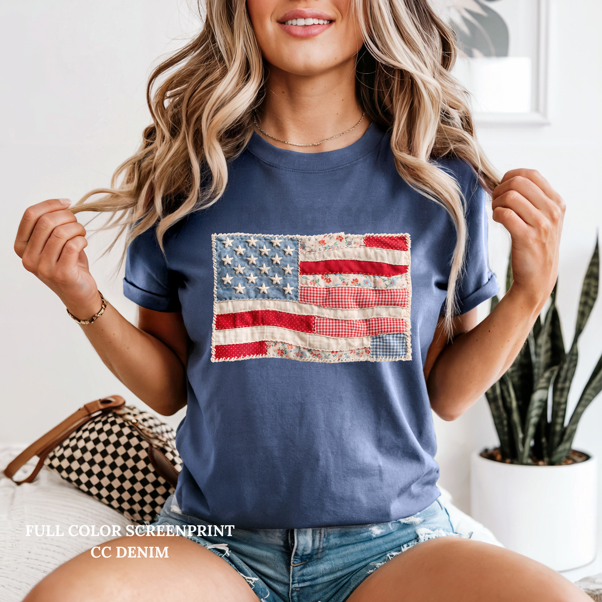 Flag Quilted-Clear Film