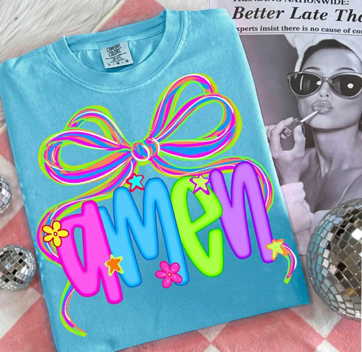 **PRE ORDER**AMEN COQUETTE DTF -DTF TRANSFER