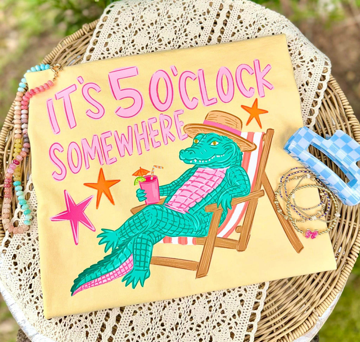 **PRE ORDER** 5 O'Clock Somewhere DTF -DTF TRANSFER
