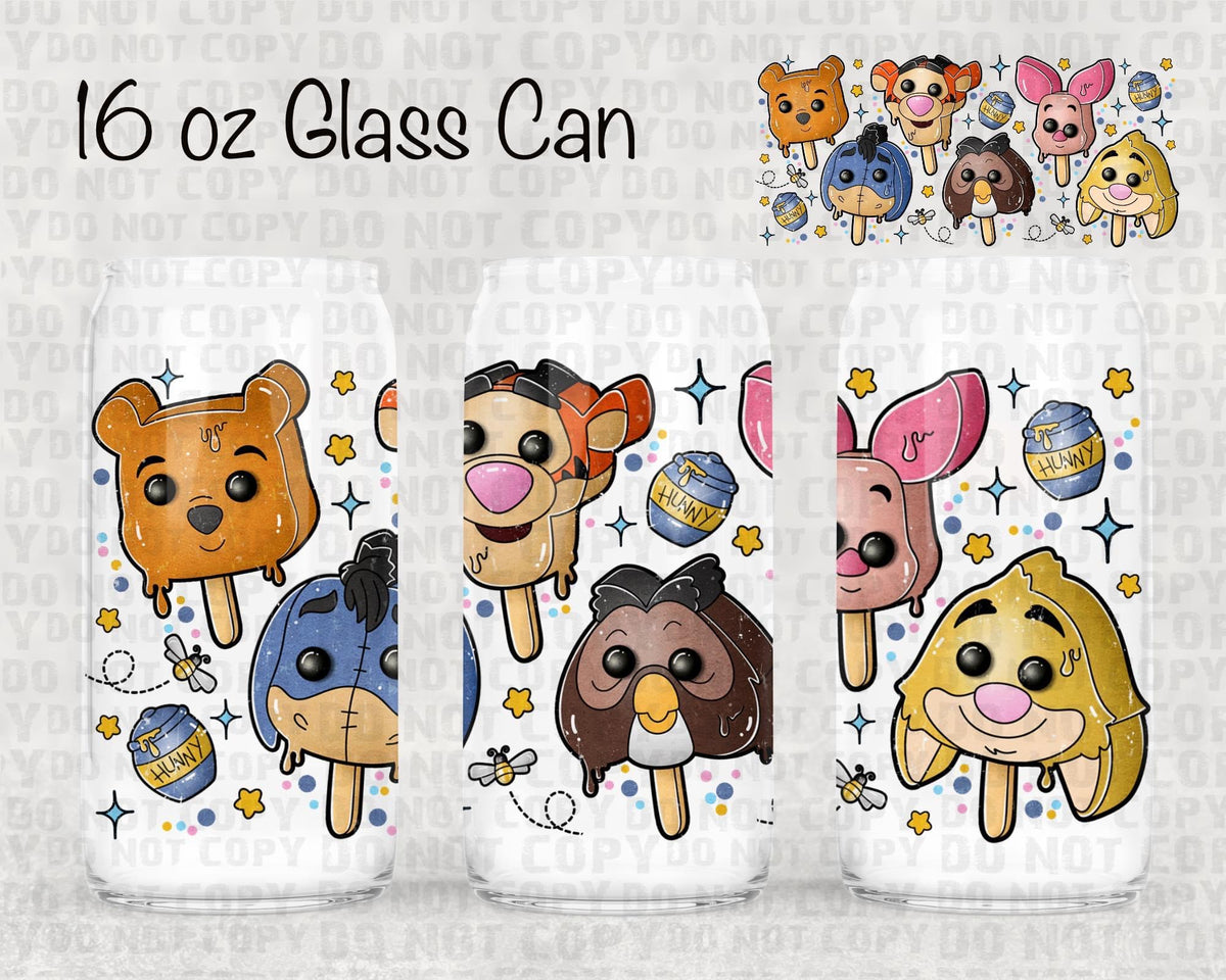 Pooh friends UV cup wrap