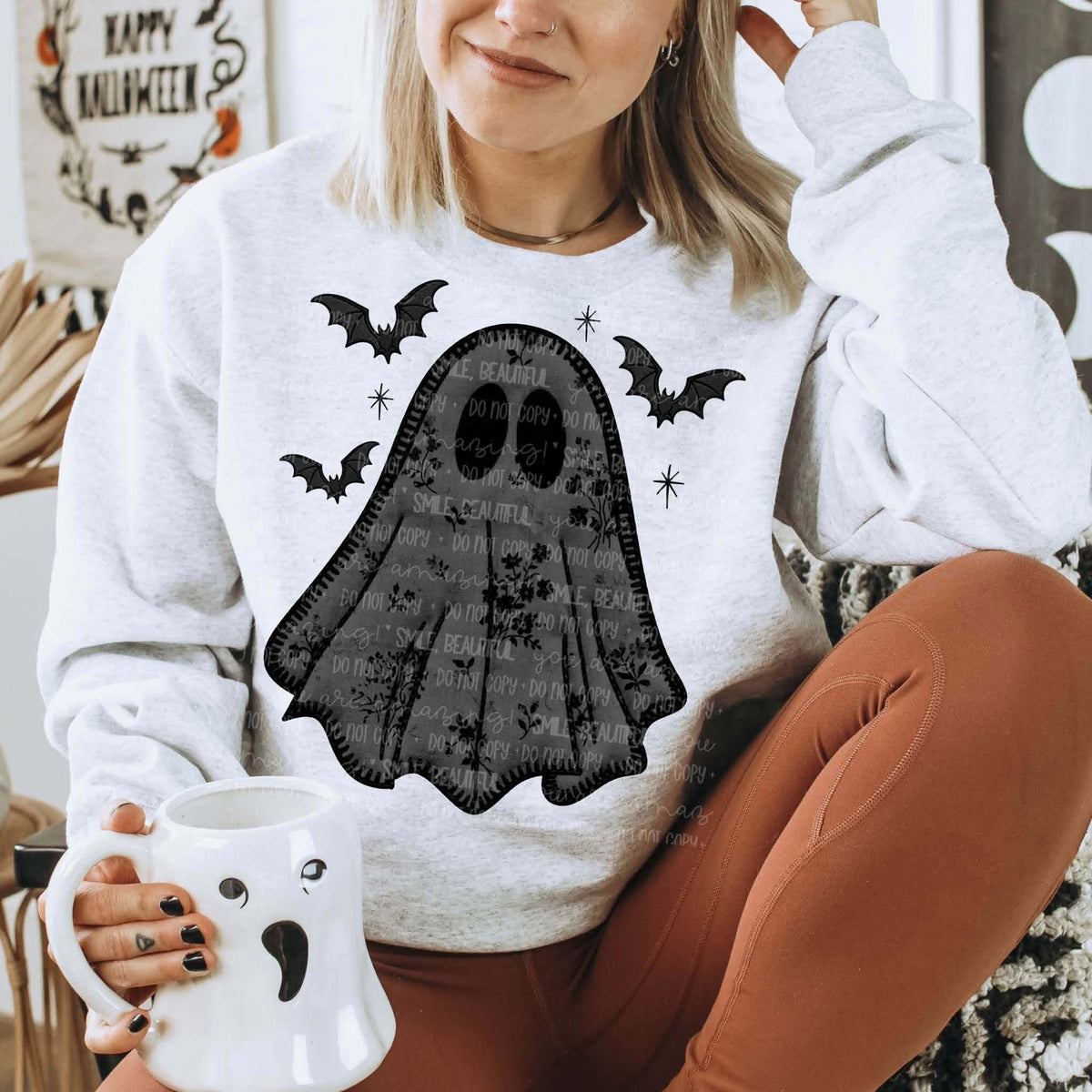 **PRE ORDER** Bat Ghostie DTF -DTF TRANSFER