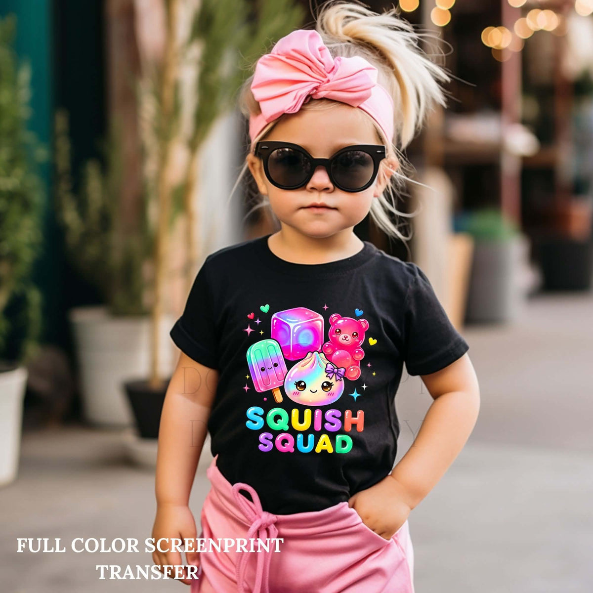 YOUTH Squish Squad  -Clear Film Screen Print YOUTH