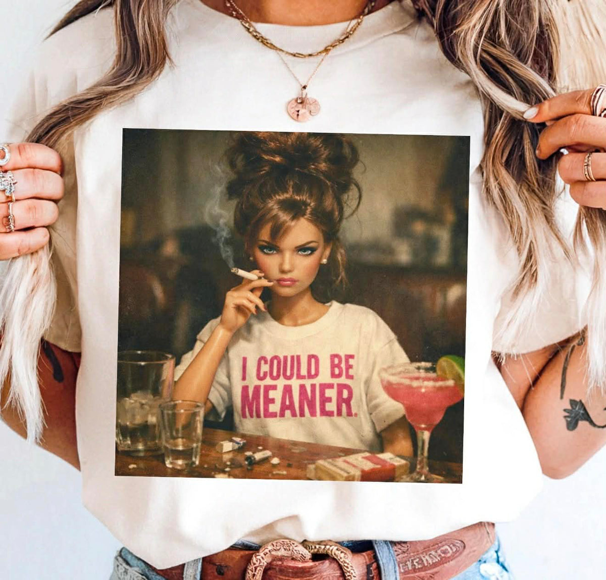 **PRE ORDER**COULD BE MEANER BARB DTF -DTF TRANSFER