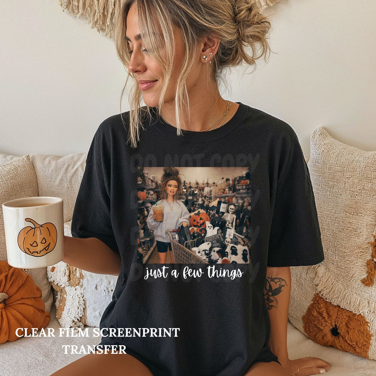Just A Few Things Barb-Clear Film Screen Print