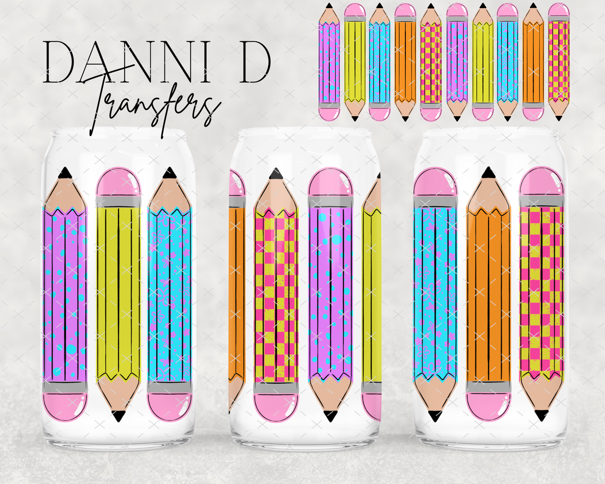 Pencils UV Cup Wrap
