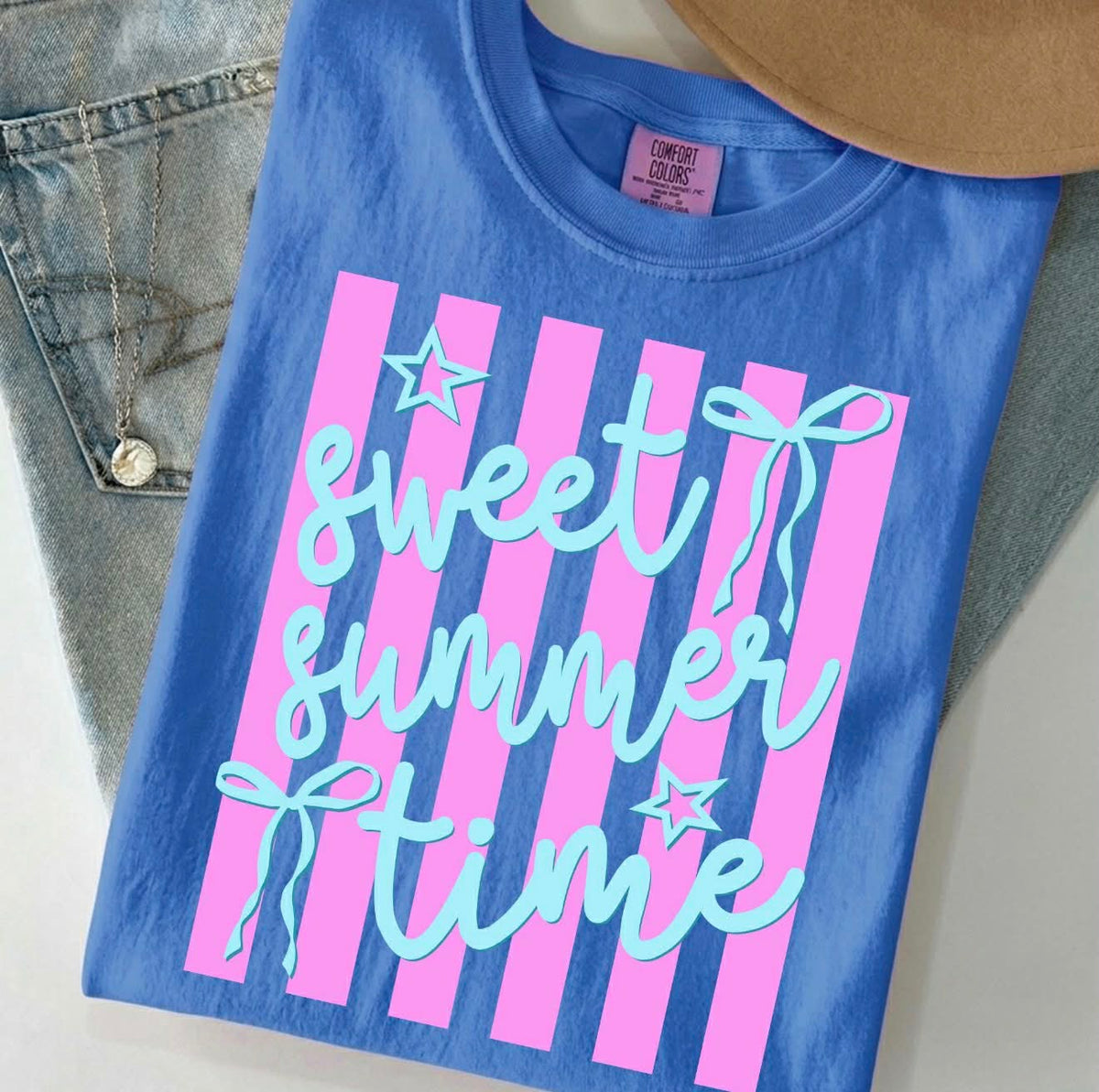**PRE ORDER** Stripe Sweet Summertime DTF -DTF TRANSFER