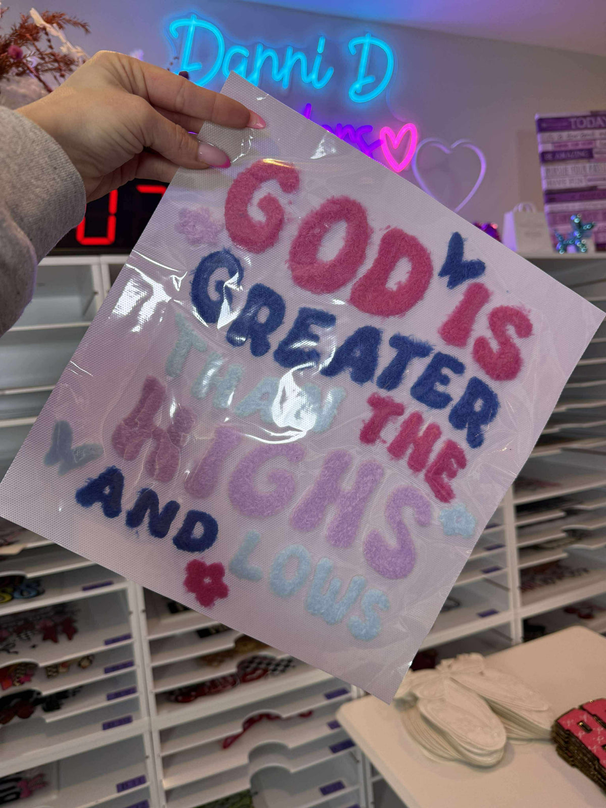 God Highs & Lows Fuzzy Transfer