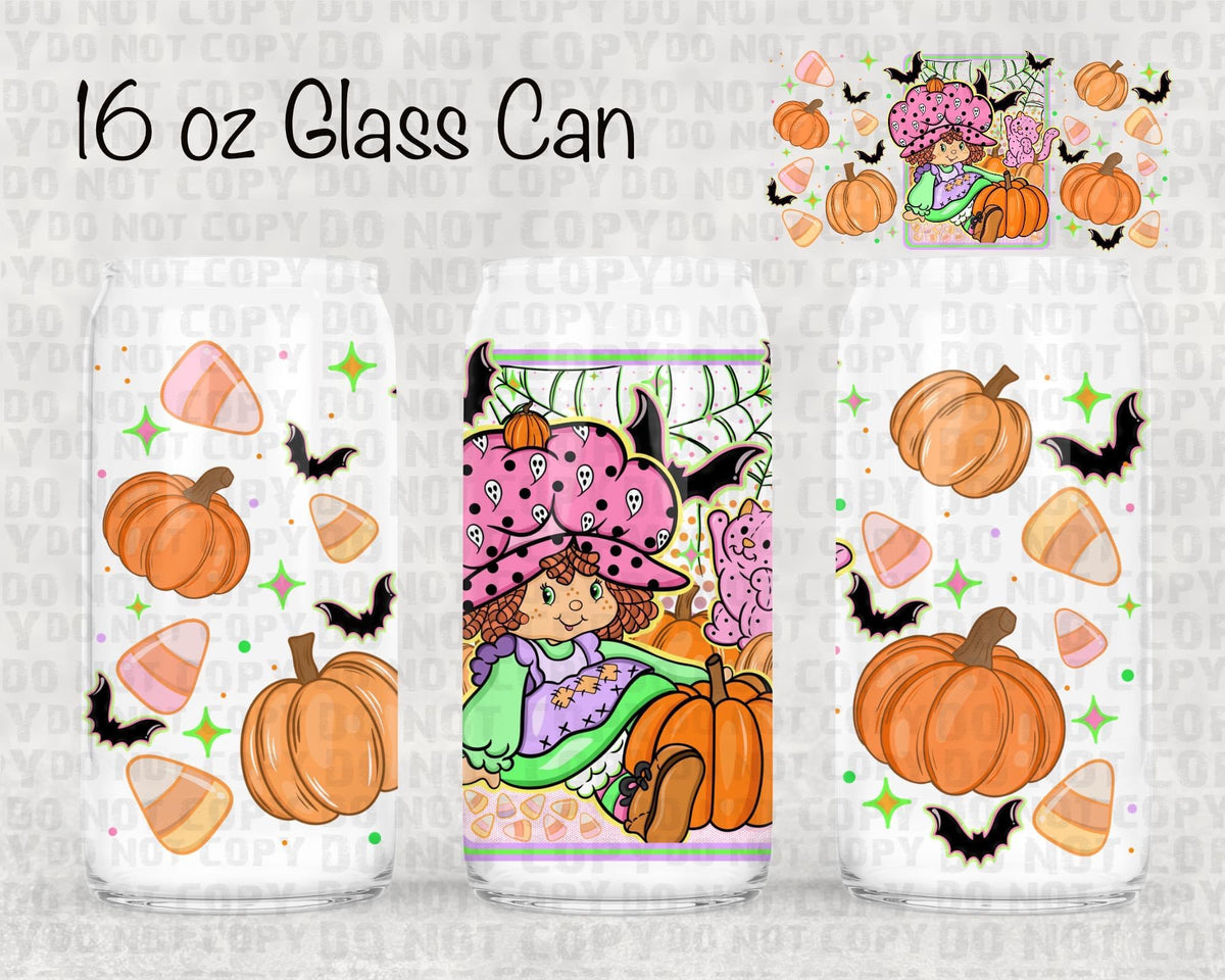 Halloween strawberry UV cup wrap