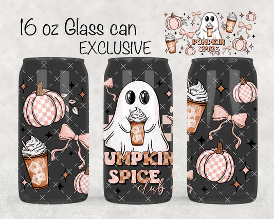 Pumpkin Spice Ghostie UV Cup Wrap