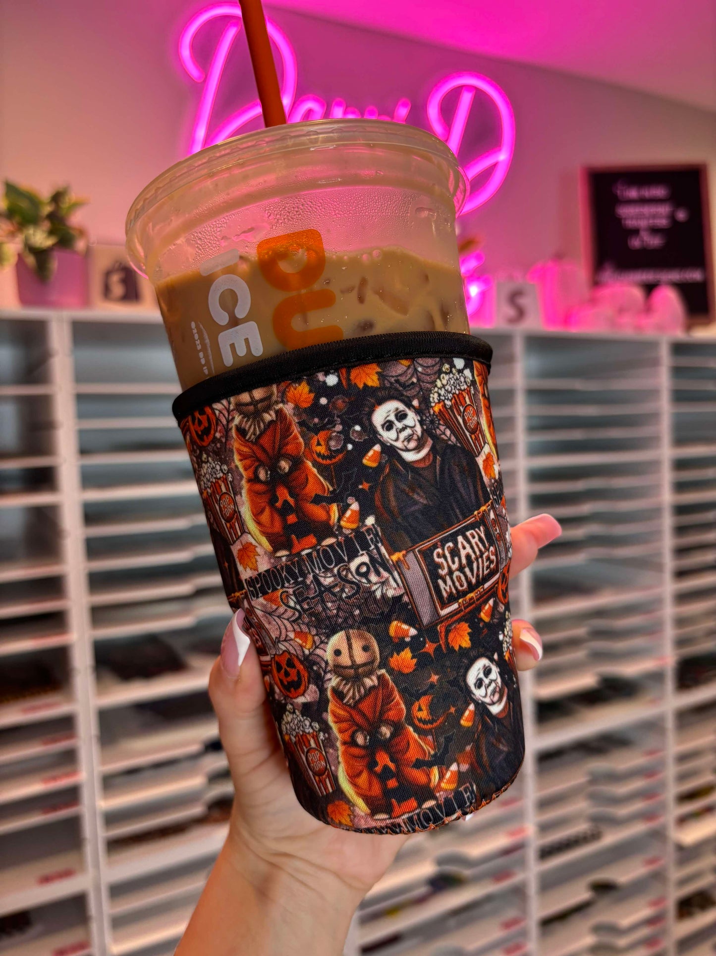 Scary Movie Coozie (Two Sizes) Please Choose The Correct Size