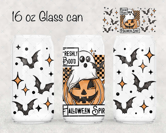 Freshly Boo'd Halloween Spirit UV Cup Wrap