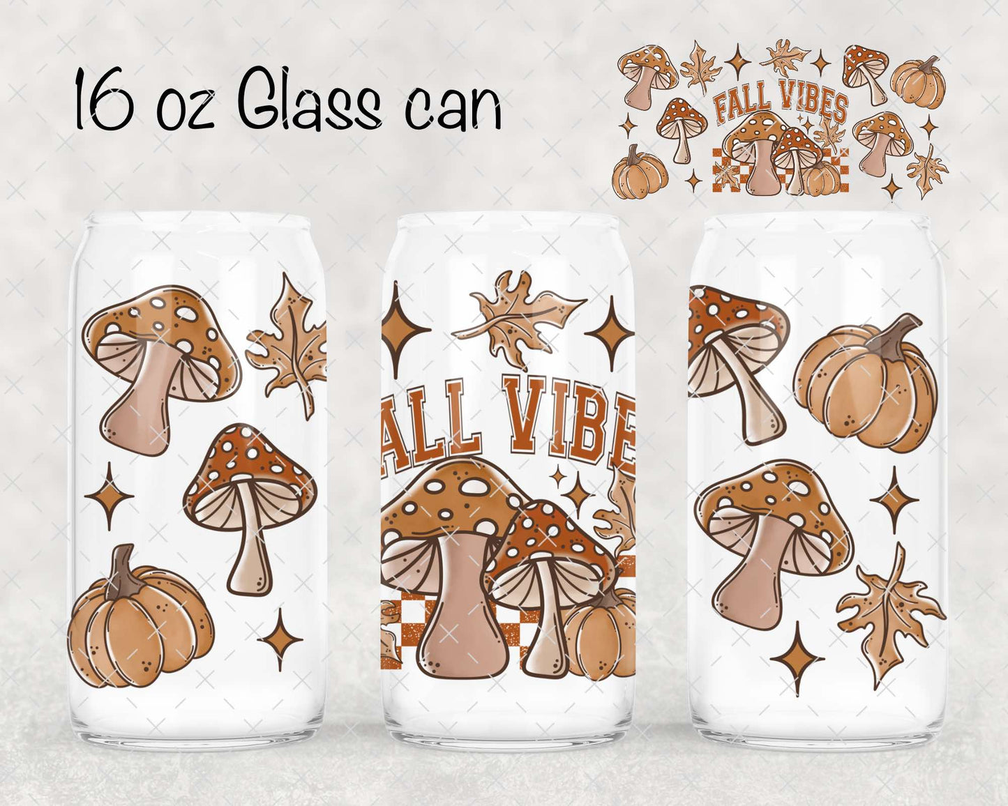 Fall Vibes UV Cup Wrap