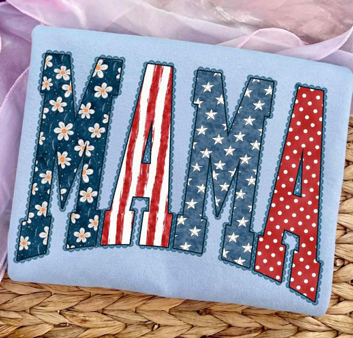 **PRE ORDER**RWB PATTERN MAMA DTF -DTF TRANSFER