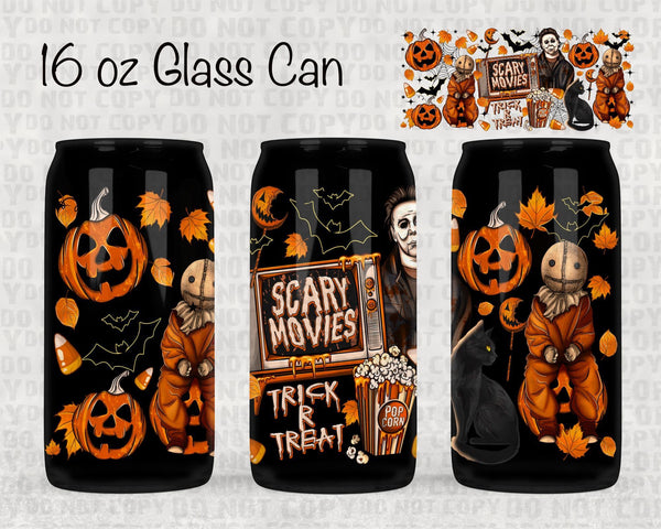 Scary movies UV cup wrap