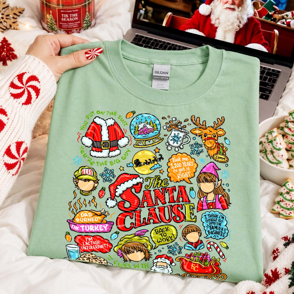 **PRE ORDER**Santa Clause DTF -DTF TRANSFER