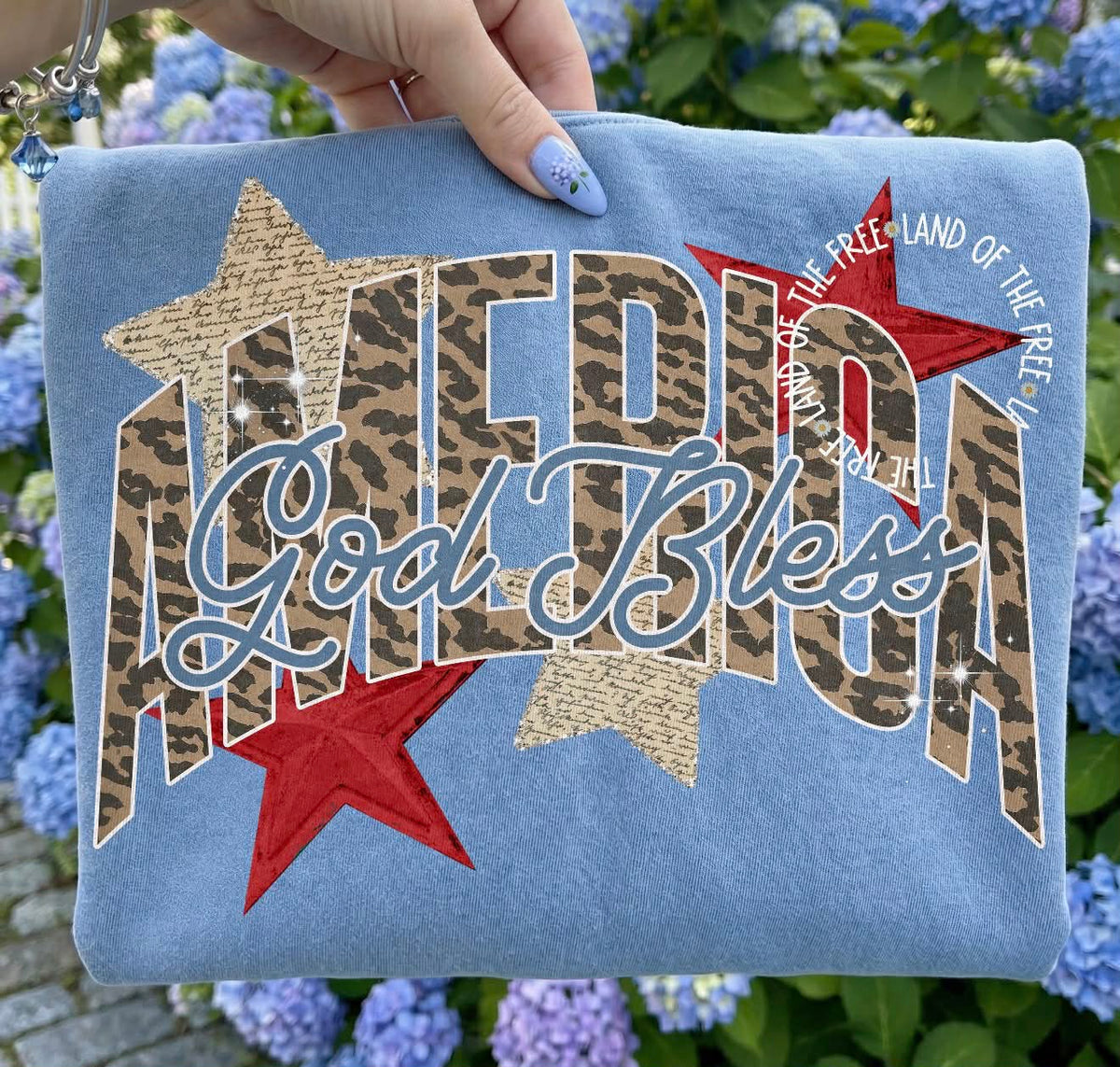 **PRE ORDER**America Leopard God Bless DTF -DTF TRANSFER