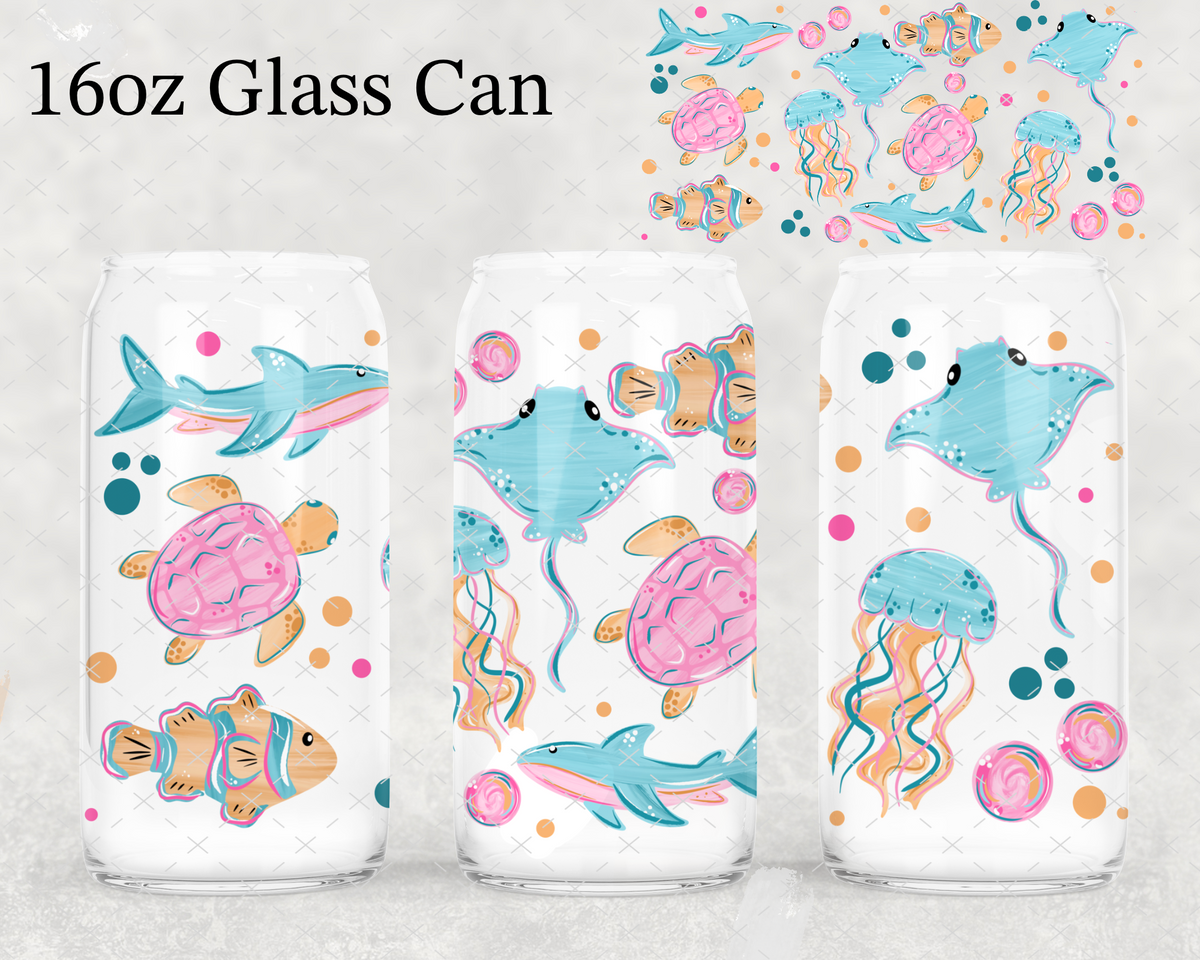 Sea Creatures UV Cup Wrap