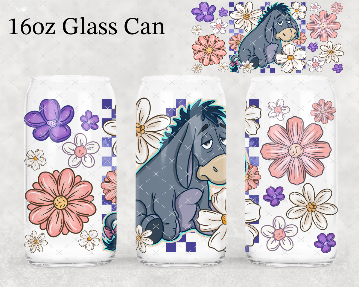MTO Floral Grumpy Donkey UV Cup Wrap