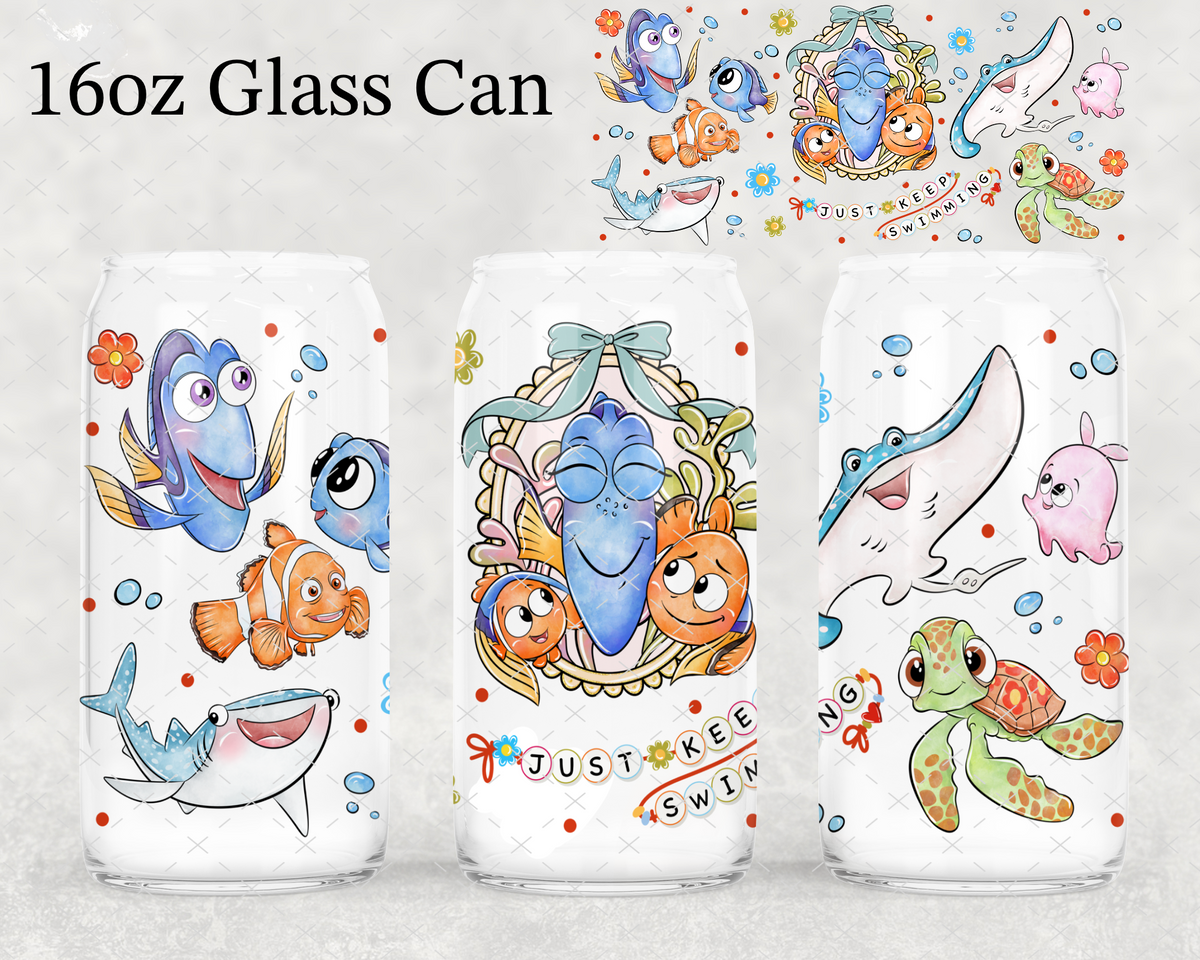 MTO Fish Just Keep Swimming UV Cup Wrap