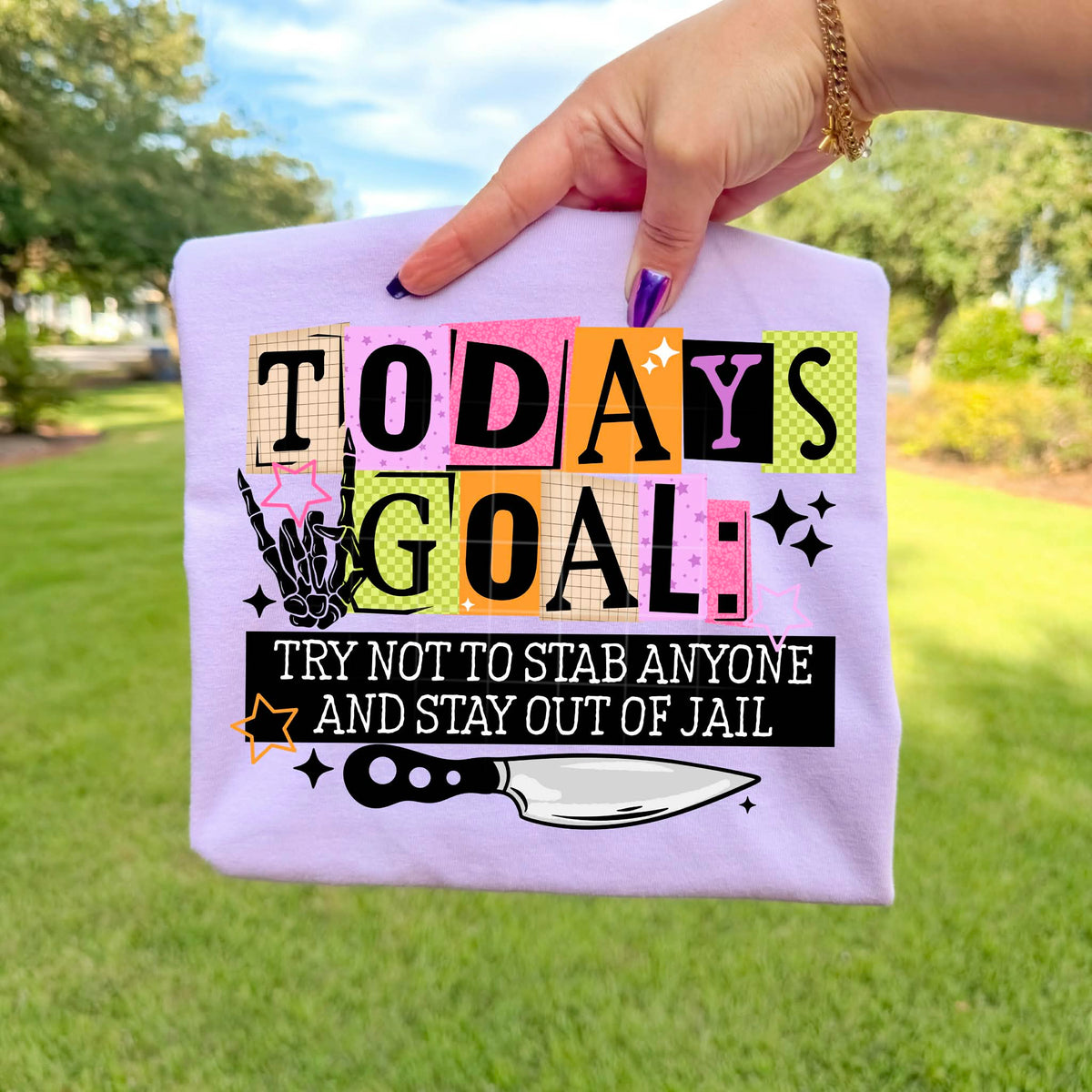 **PRE ORDER** TODAY'S GOALS DTF -DTF TRANSFER