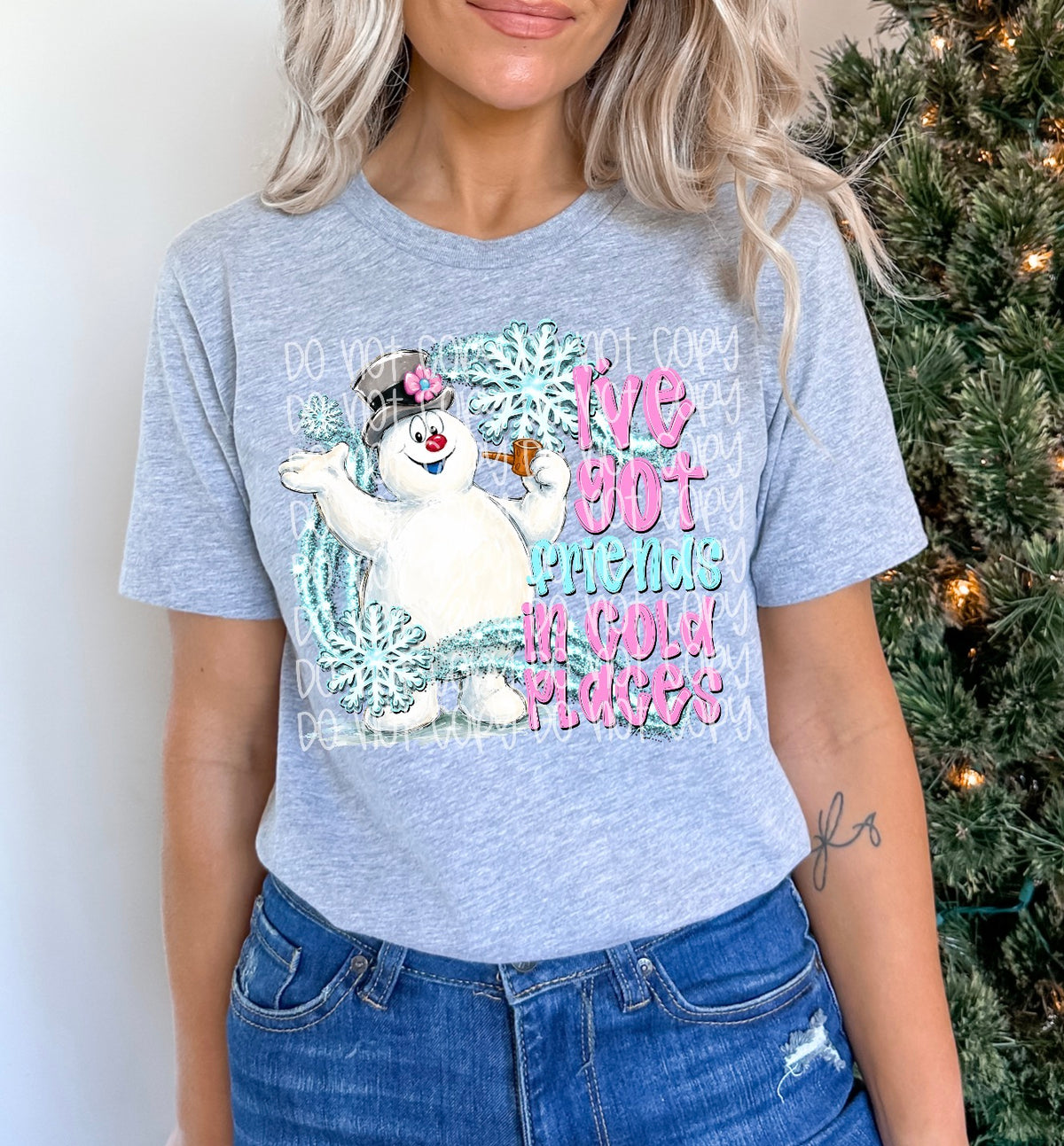 **PRE ORDER** SNOWMAN friends DTF TRANSFER