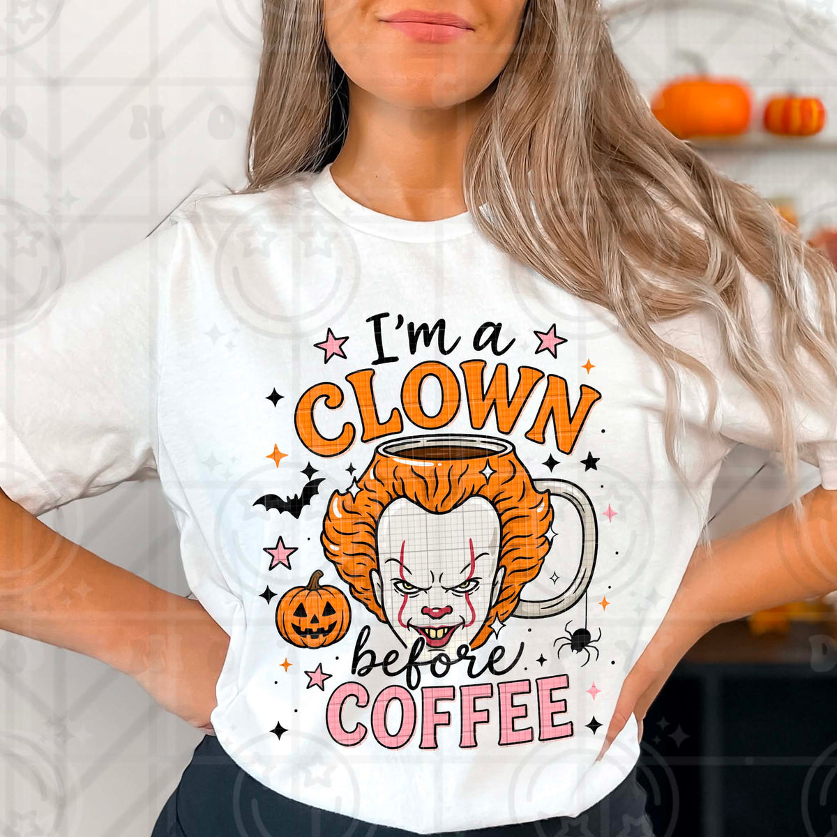 **PRE ORDER**Clown Before Coffee  DTF TRANSFER