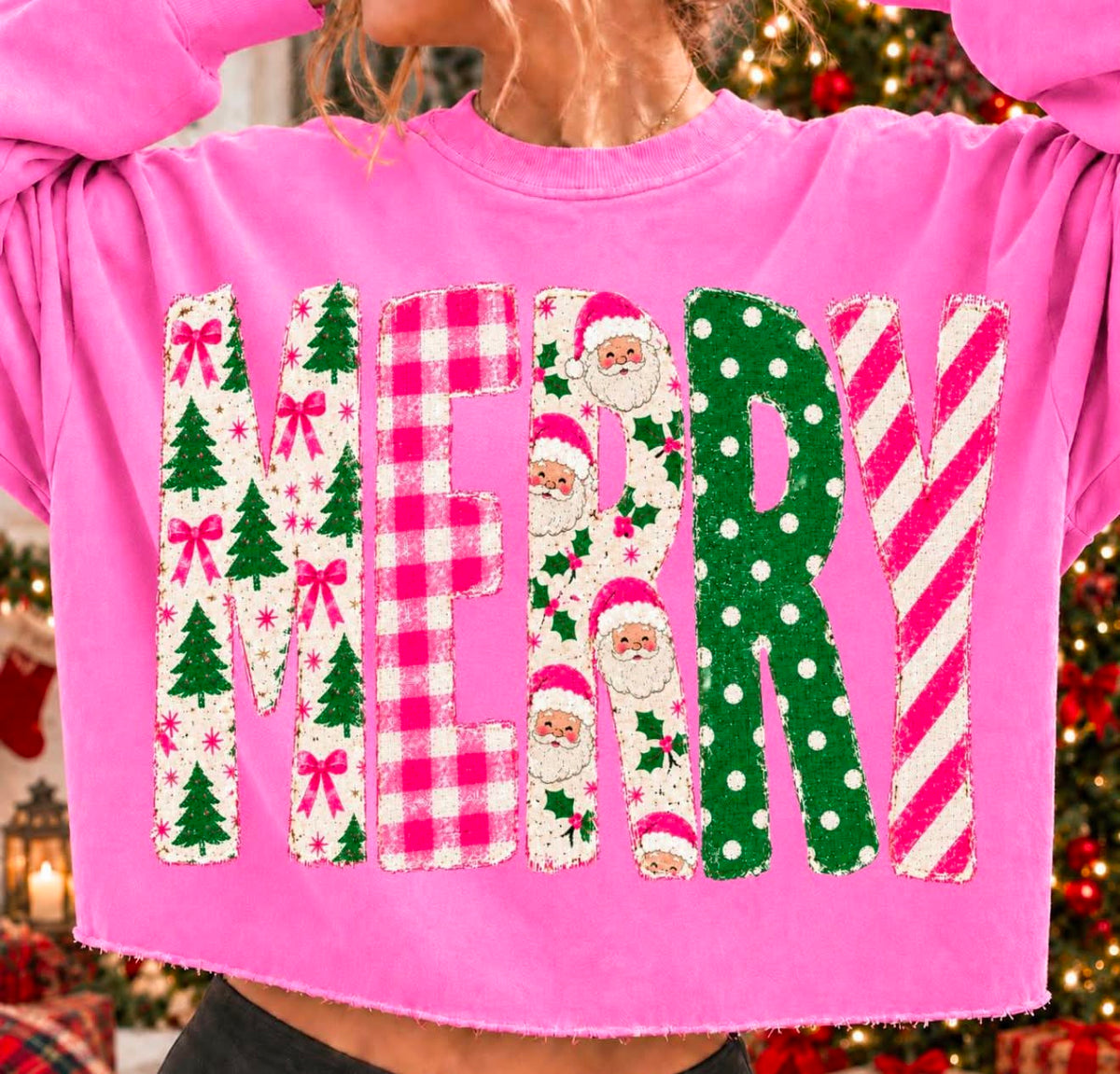 **PRE ORDER**Merry Santa Polka Dots DTF -DTF TRANSFER