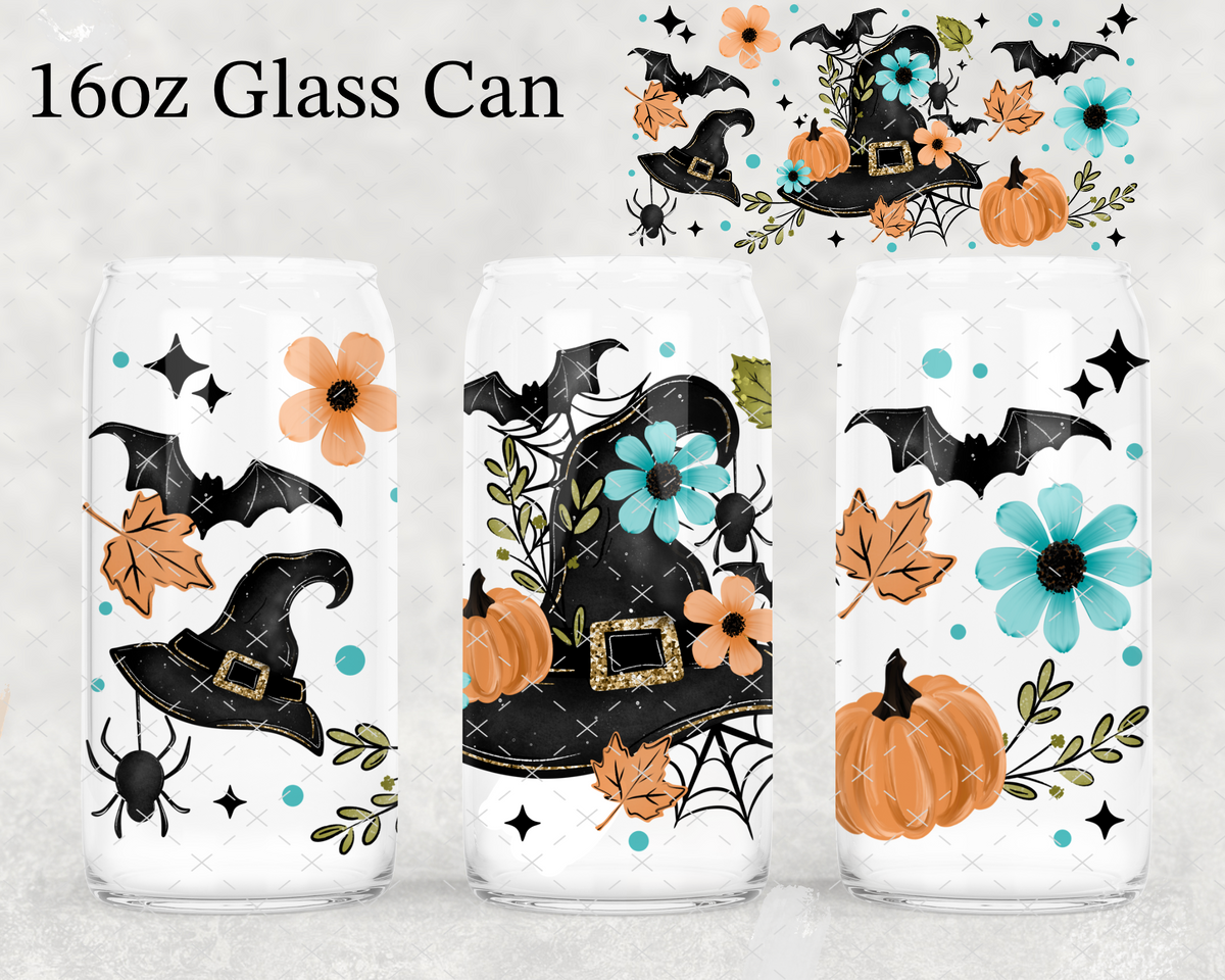Witch Hat Floral UV Cup Wrap
