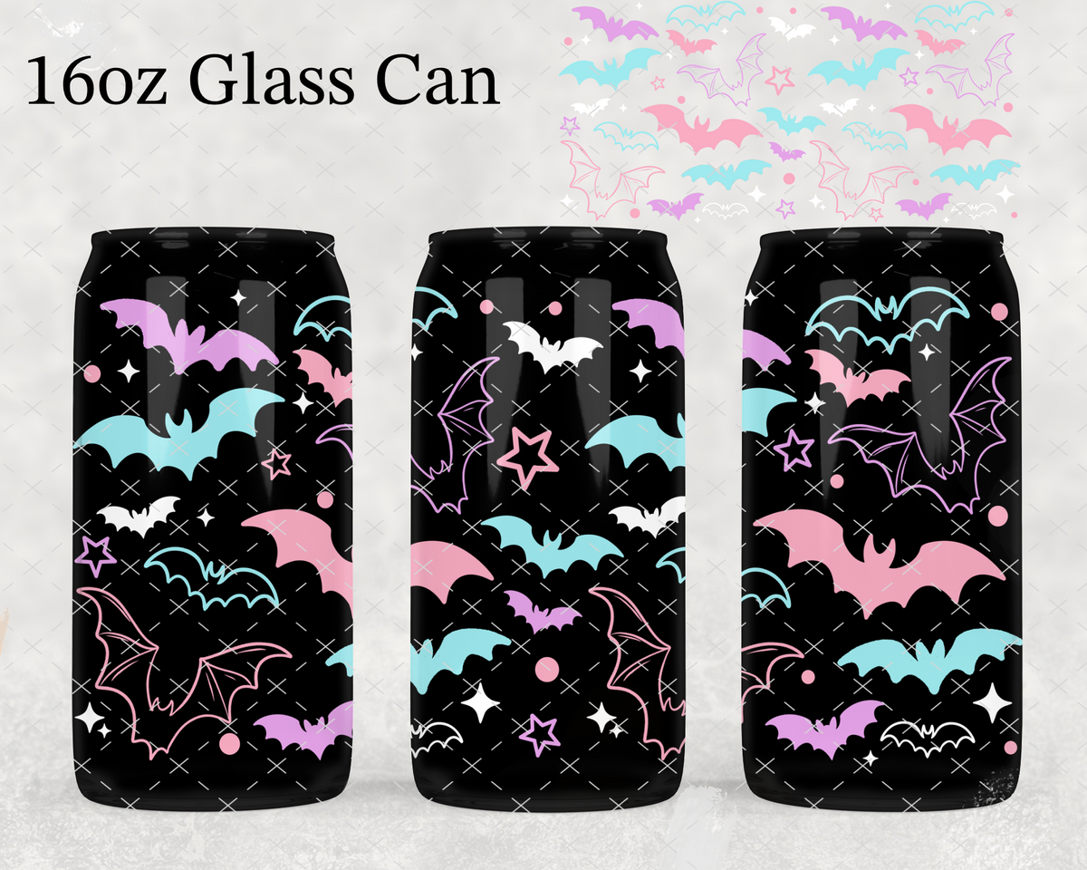 Pastel Bats UV Cup Wrap