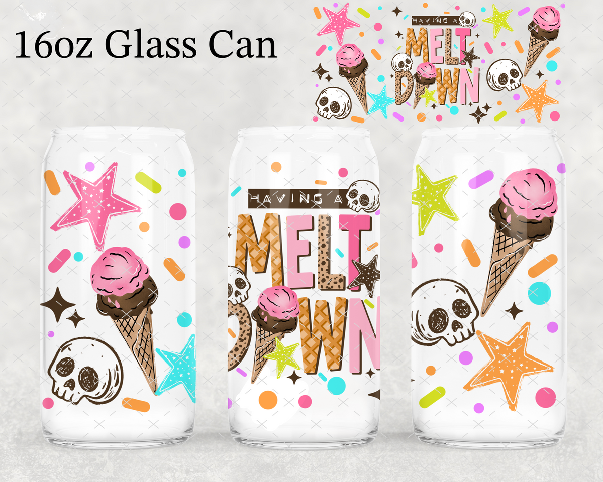 Meltdown Ice Cream UV Cup Wrap