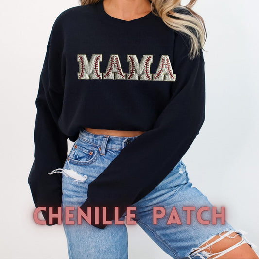 Baseball chenille patch