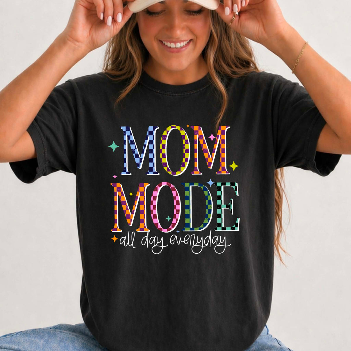 **PRE ORDER**'Mom Mode Checker DTF TRANSFER