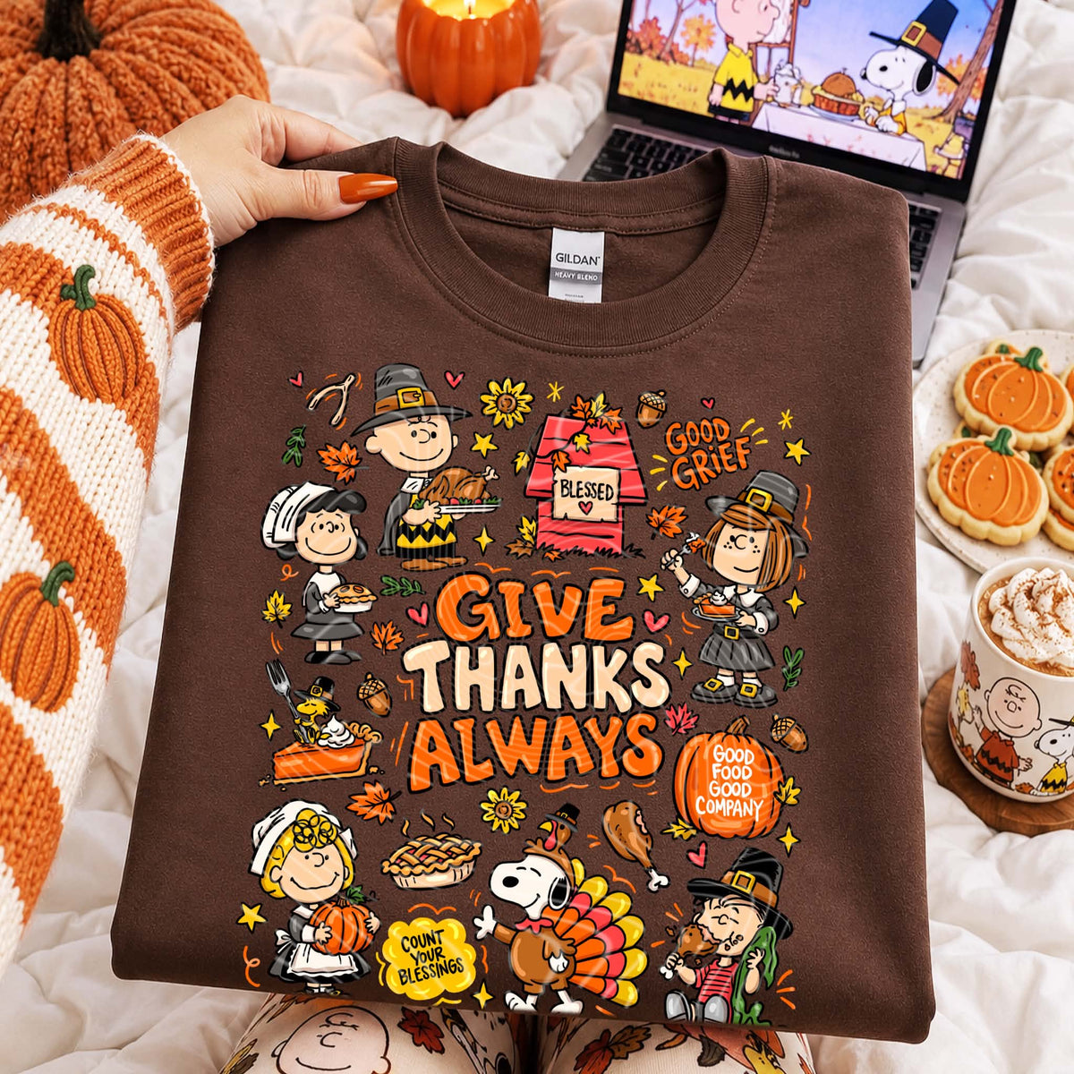 **PRE ORDER**CB Give Thanks Always DTF -DTF TRANSFER