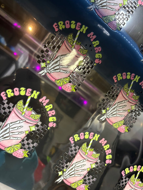 Frozen margs UV decal