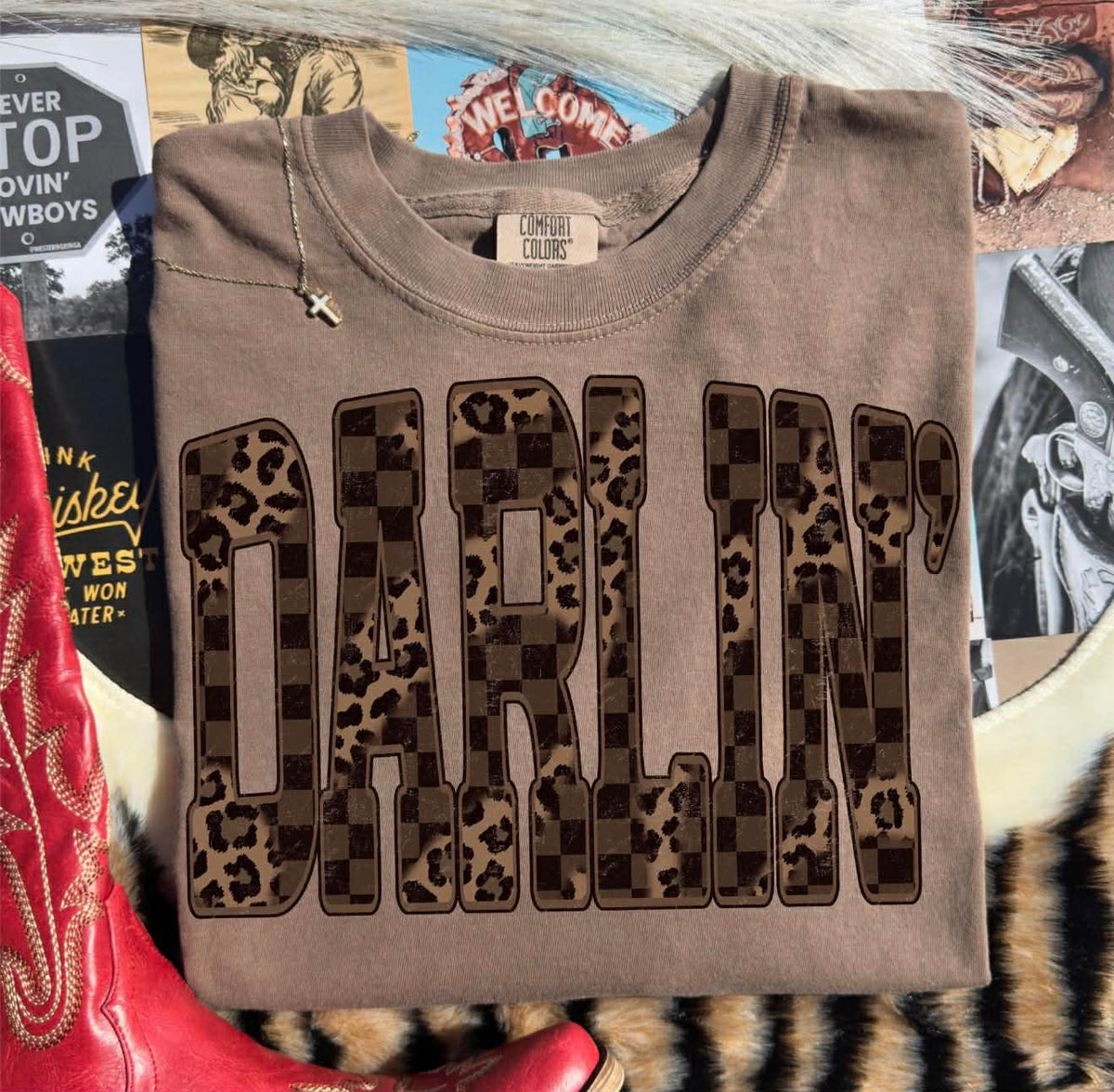 **PRE ORDER**LEOPARD DARLIN DTF -DTF TRANSFER