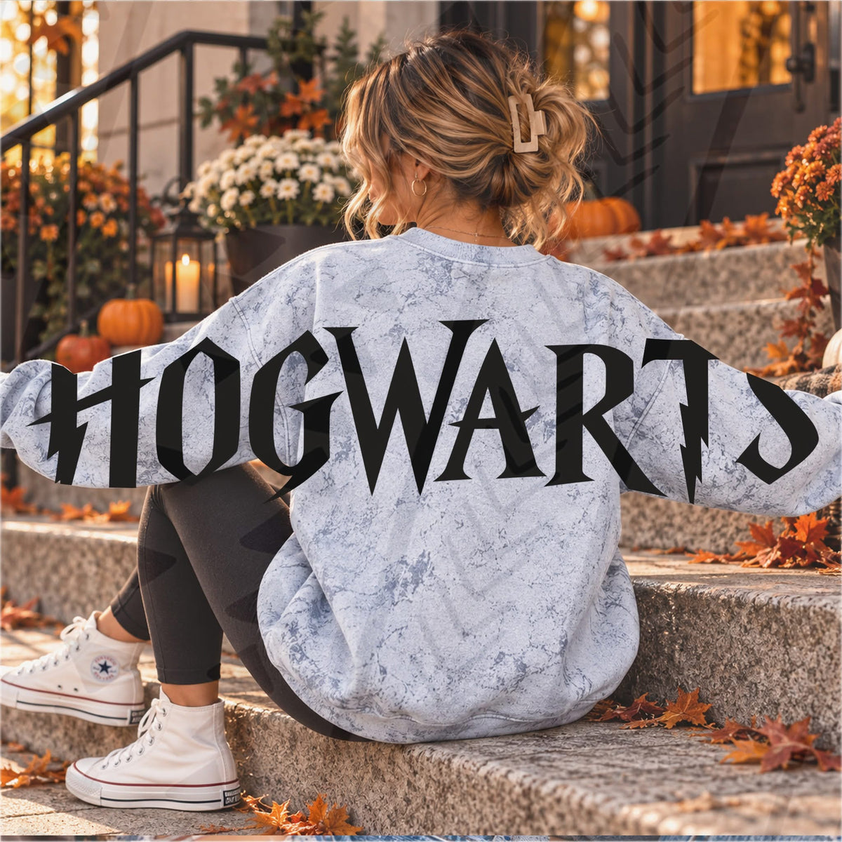 Hogwarts DTF transfer ( FRONT & BACK)