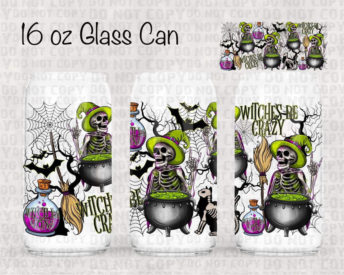 Witches be crazy UV cup wrap